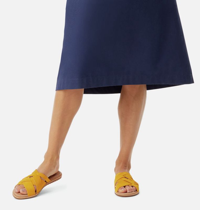 Sorel Dam Slides Gula - Ella™ Sandal - ZNU-319208
